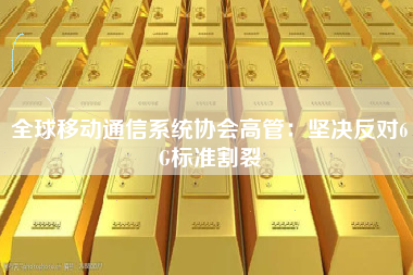 全球移动通信系统协会高管：坚决反对6G标准割裂